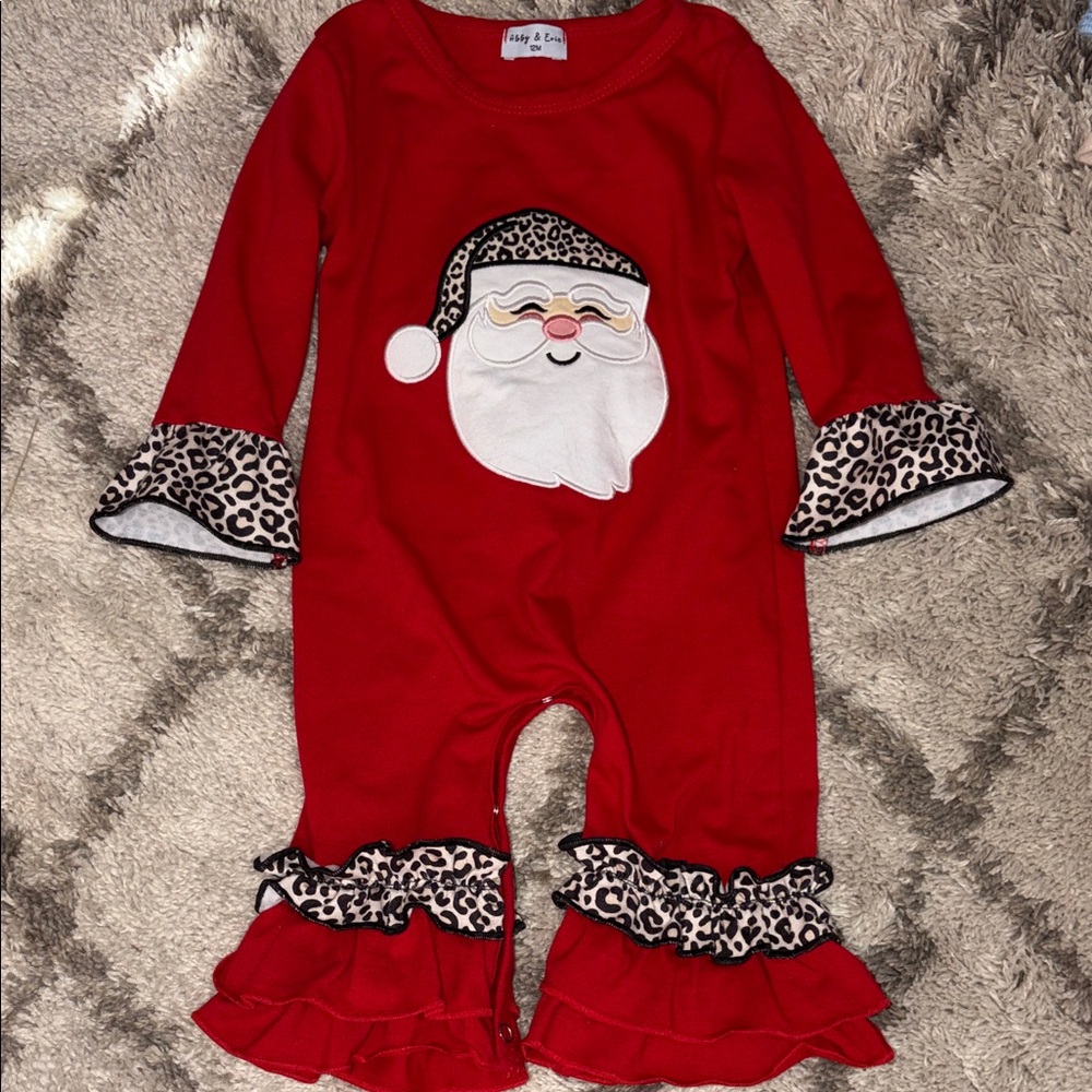 Red Santa Kids One Piece